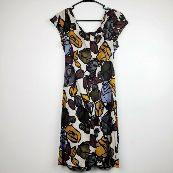 Prairie New York Lagenlook Silk Dress USA Med EUC - Picture 6 of 8